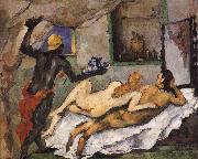 Paul Cezanne Naples afternoon oil painting artist
